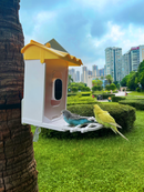 Smart Solar Bird Feeder with Camera - AI Bird Recognition, 1080P HD Camera, 4MP Photos, Night Vision, 2L Food Capacity, Solar-Powered, 5000mAh Battery, IP65 Waterproof